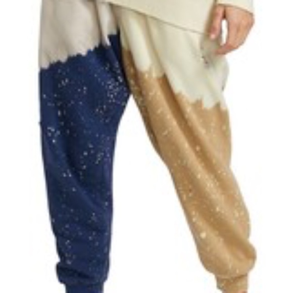 La Detresse Sweatshirt and Joggers in Tan Blue SZ L NEW - Picture 3 of 16